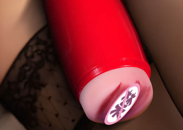 飞机杯带胸：飞机形态杯，胸部雕塑般造型